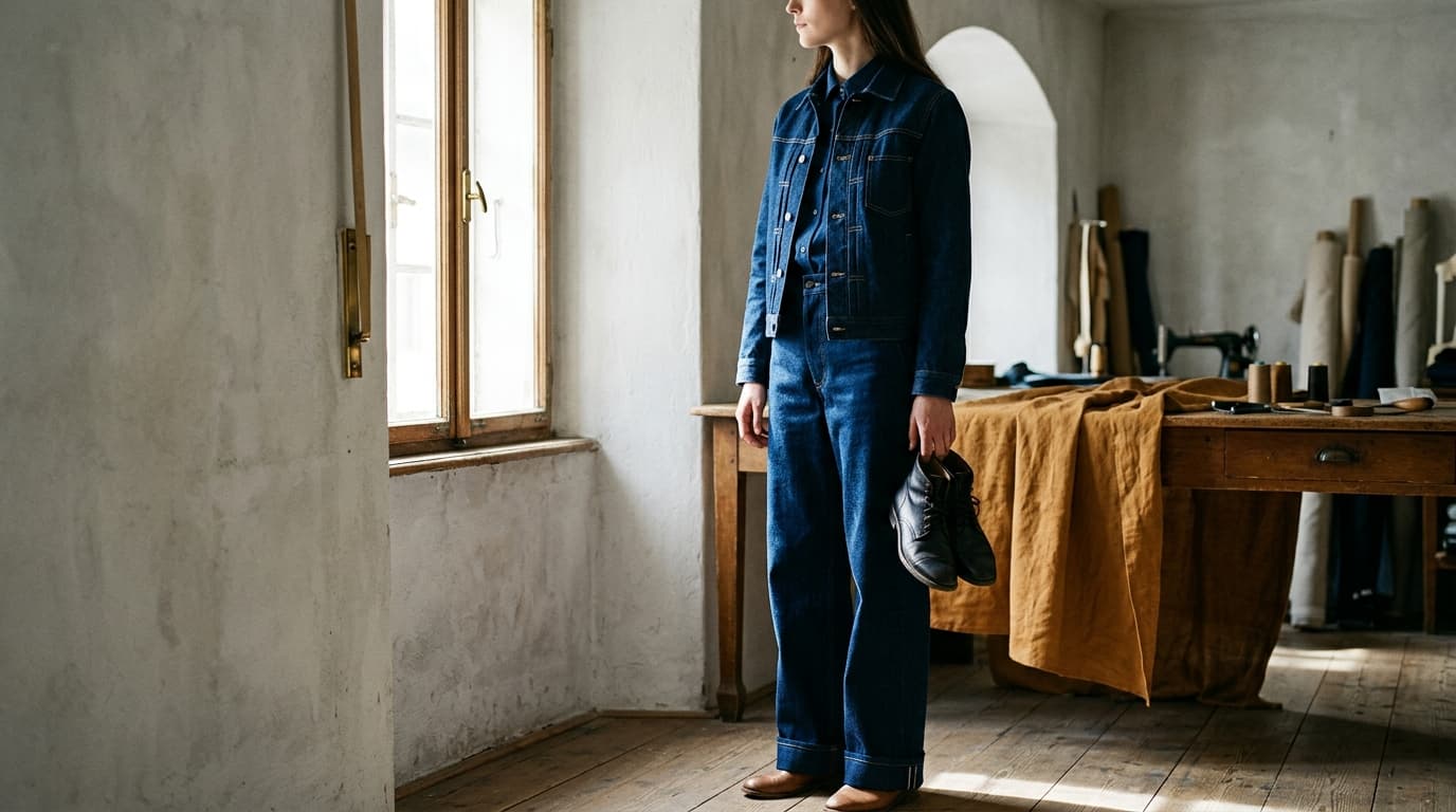 Indigo Nocturne — Indigogefärbte Stücke — Jacken, Hemden und Hosen mit Charakter.